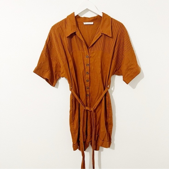 SPELL Rani Romper in Copper Tie Revolve Size XS - Picture 2 of 10